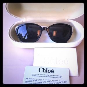 Chloe Sunglasses. Dark Blue.